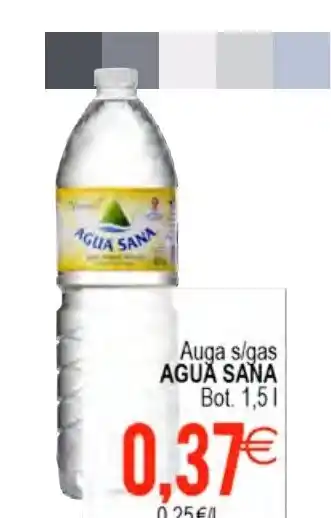 Plenus Supermercados Agua Sana Auga s/gas Bot. 1,5 L oferta