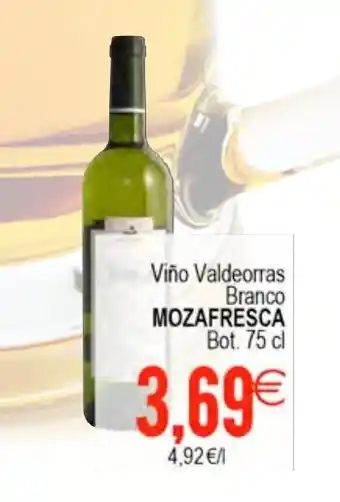 Plenus Supermercados Mozafresca Viño Valdeorras Branco Bot. 75 cl oferta