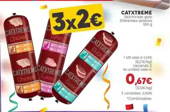 Kiwoko Catxtreme Salchichas Gato Diferentes Sabor oferta