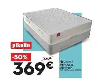Conforama Colchón Hercules Adaptex Pikolin oferta