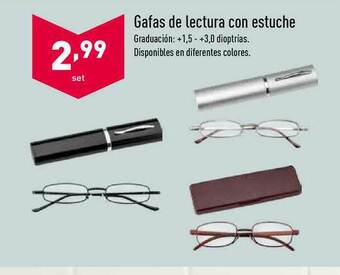 ALDI Gafas De Lectura Con Estuche oferta