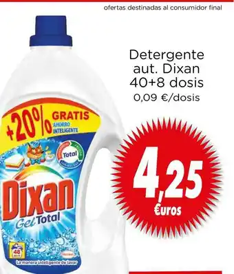 Proxi Detergente Aut. Disan 40+8 Dosis oferta
