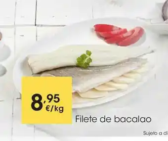 Eroski Filete De Bacalao oferta