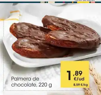 Eroski Palmera De Chocolate 220g oferta
