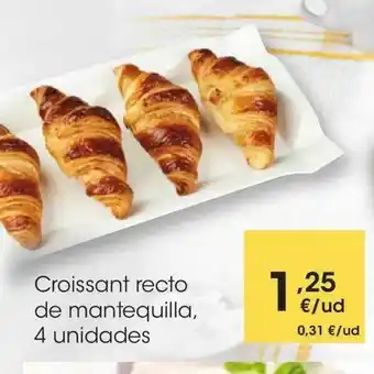 Eroski Croissant Recto De Mantequilla oferta