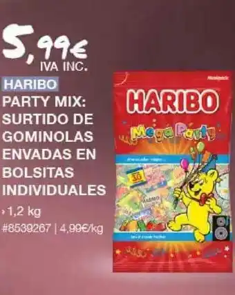 Costco Haribo Party Mix : Surtido De Gominolas Envadas En Bolsitas Individuales oferta