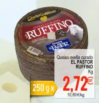 Plenus Supermercados El Pastor Ruffino Queixo ovella curado oferta