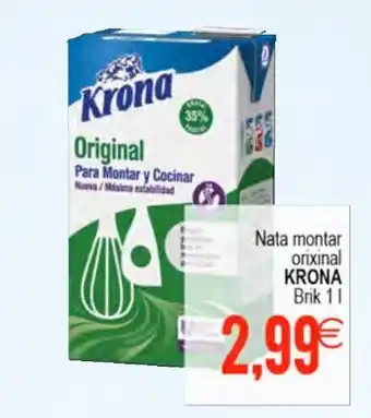 Plenus Supermercados Krona Nata montar oferta