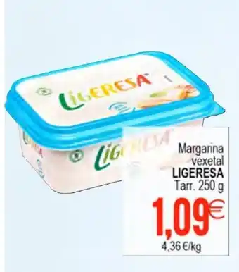 Plenus Supermercados Ligeresa Margarina vexetal 250g oferta