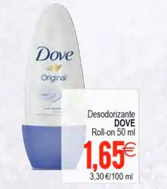 Plenus Supermercados Dove Desodorizante 50ml oferta