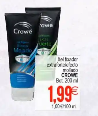 Plenus Supermercados Crowe Xel Fixador extraforte/efecto mollado 200ml oferta