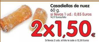 Alimerka Casadiellas De Nuez 60g oferta