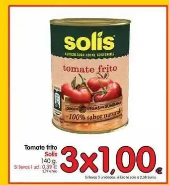 Alimerka Tomate Frito Solís 140g oferta