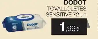 Plusfresc Dodot Tovalloletes Sensitive oferta
