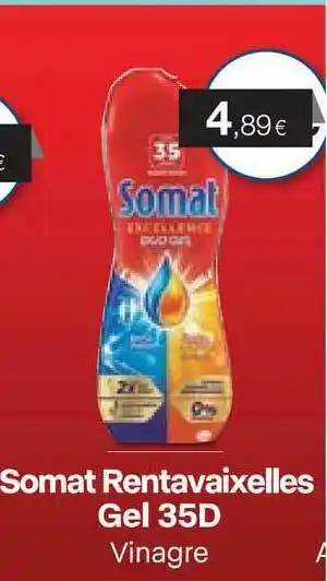 Plusfresc Somat Rentavaixelles Gel 35d Vinagre oferta