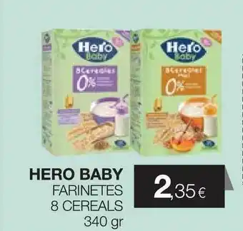 Plusfresc Hero Baby Farinetes 8 Cereals 340gr oferta