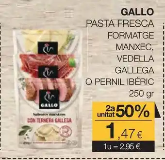 Plusfresc Gallo 250gr oferta