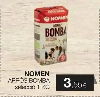 Plusfresc Nomen Arròs Bomba 1 kg oferta