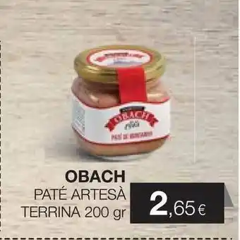 Plusfresc Obach Paté Artesa Terrina 200gr oferta