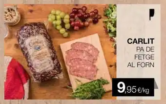 Plusfresc Carlit Pa De Fetge Al Forn oferta