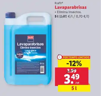 Lidl Lavaparabrisas oferta