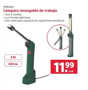 Lidl Lámpara recargable de trabajo oferta