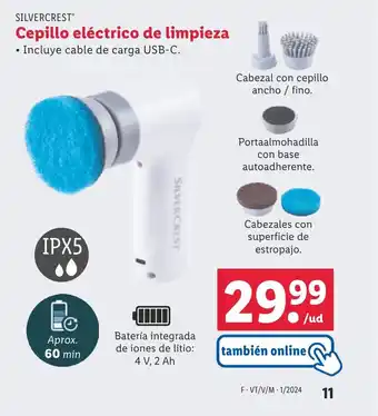 Lidl Cepillo eléctrico de limpieza oferta