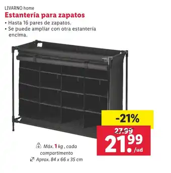 Lidl Estantería para zapatos oferta