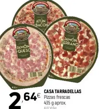 Coviran Casa Tarradellas Pizzas Frescas 435g aprox oferta