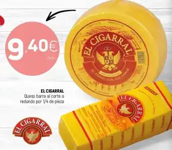 Coviran El Cigarral Queso barra al corte o redondo por 1/4 de pieza oferta