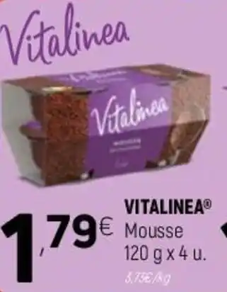 Coviran Vitalinea Mousse 120g x 4 u oferta