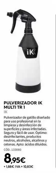 Pulverizador Ik Multi Tr 1