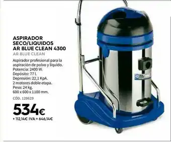 Aspirador Seco Liquidos Ar Blue Clean 4300
