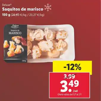 Lidl Saquitos de marisco oferta