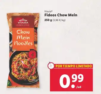 Lidl Fideos Chow Mein oferta