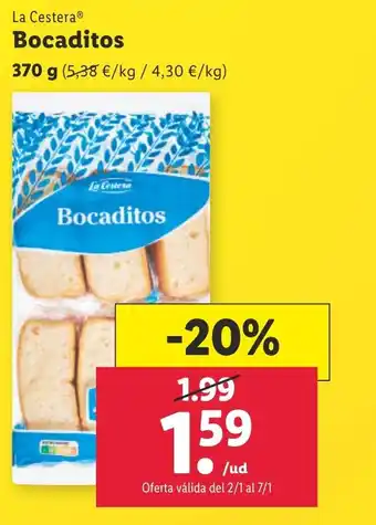 Lidl La CesteraⓇ Bocaditos oferta