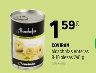 Coviran Coviran Alcachofas enteras 8-10 piezas 240g oferta