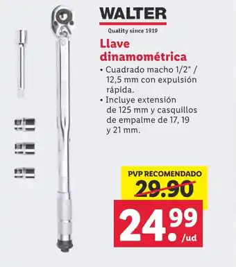 Lidl Llave dinamométrica oferta