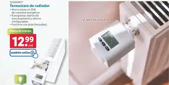 Lidl SILVERCRESTⓇ Termostato de radiador oferta