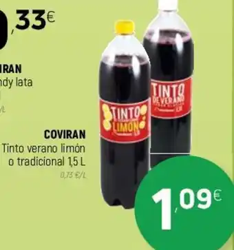 Coviran Coviran Tinto verano limón o tradicional 1,5L oferta