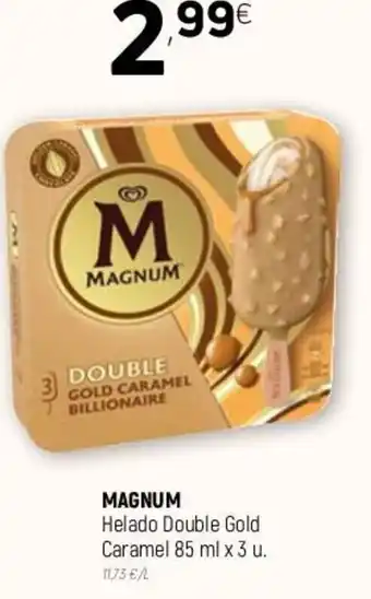 Coviran Magnum Helado Double Gold Caramel 85ml x 3 u oferta
