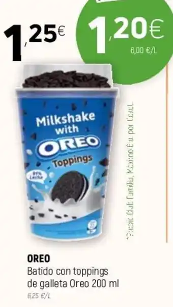 Coviran Oreo Batido con Toppings de galleta Oreo 200ml oferta