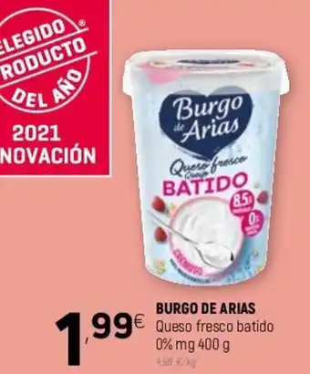Coviran Burgo De Arias Queso fresco batido 400g oferta