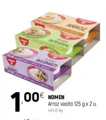 Coviran Nomen Arroz vasito 125g x 2 u oferta