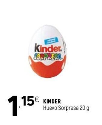 Coviran Kinder Huevo Sorpresa 20g oferta
