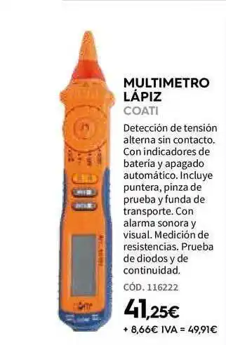 ferrOkey Multimetro Lápiz Coati oferta