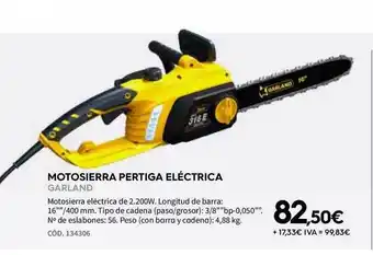 ferrOkey Motosierra Pertiga Eléctrcia Garland oferta