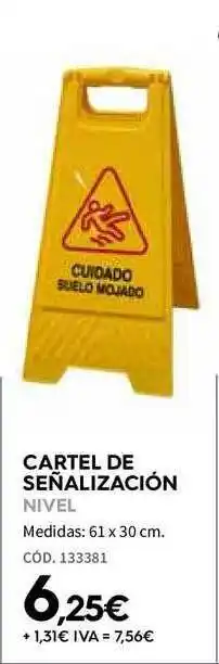ferrOkey Cartel De Señalización Nivel oferta