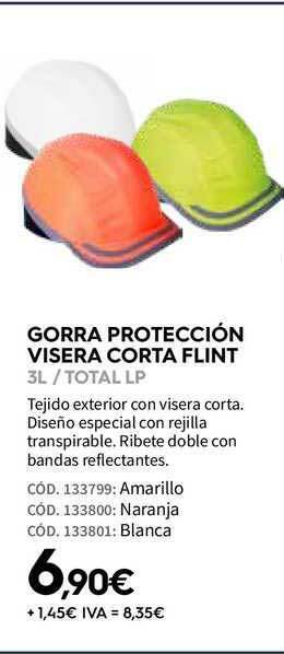 ferrOkey Gorra Protección Visera Corta Flint 3l Total Lp oferta