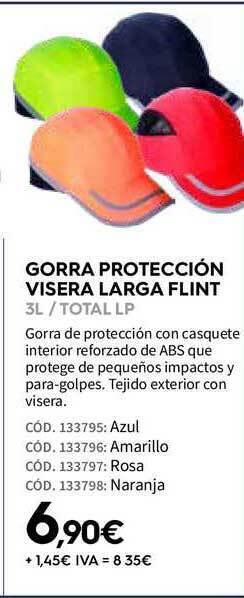 ferrOkey Gorra Protección Visera Larga Flint 3l Total Lp oferta